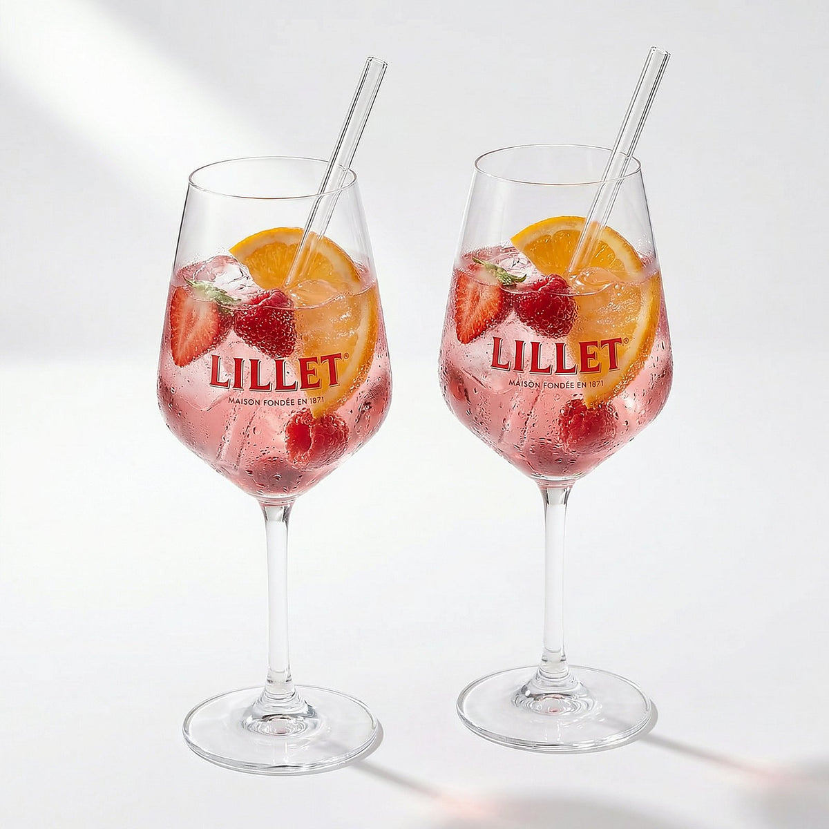 zestaw 6 szklanek Lillet 0,46 l – oryginalne z podziałką 4 cl do aperitifów i toników – Widok 5