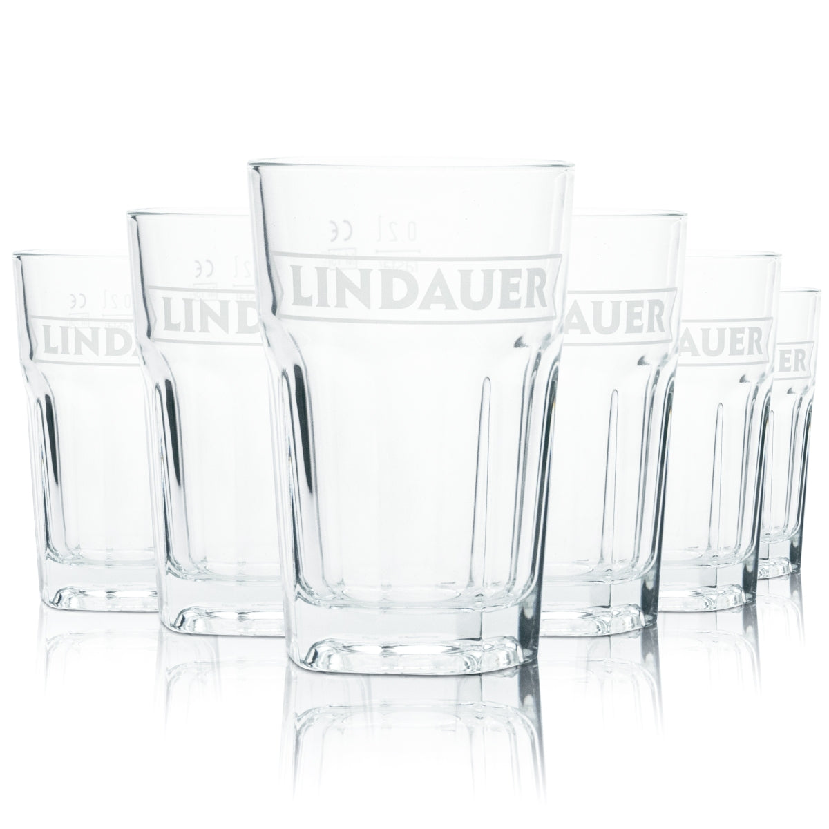 6x szklanka do soku Lindauer 0,2l longdrink kubek woda sodowa szklanki mineralne Bodensee