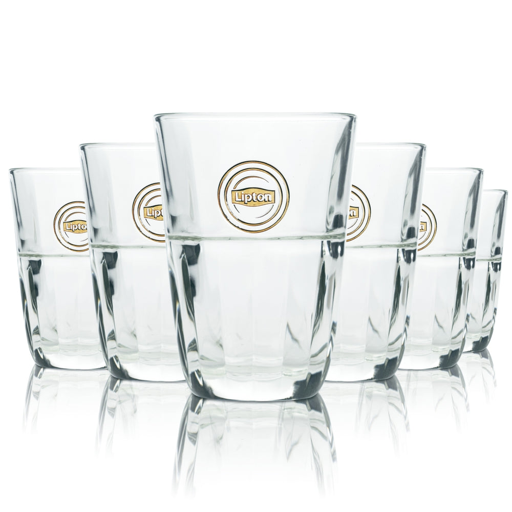6x Szklanka do herbaty mrożonej Lipton 0,35l szklanka do napojów długich Gastro Bar