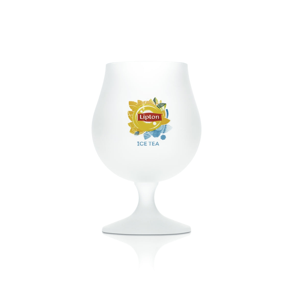 6x Szklanka do mrożonej herbaty Lipton 0,3l Frosted Tulip Goblet Longdrink Cocktail Glasses – Widok 2