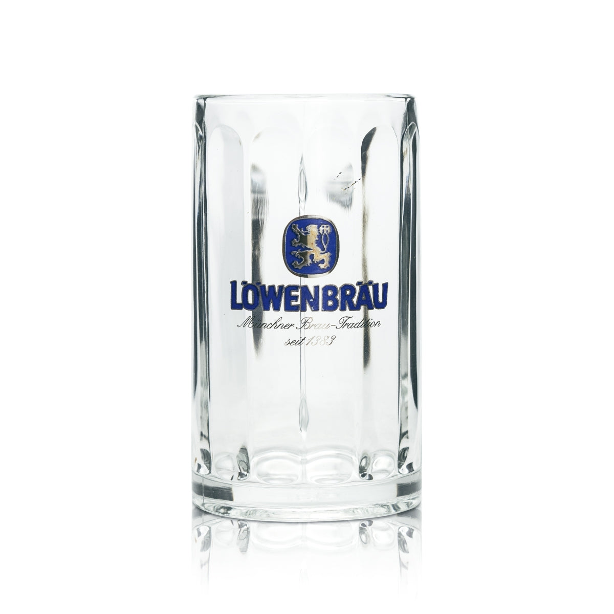 6x Löwenbräu szklanka do piwa 0.4l kufel Rastal Seidel szklanki uchwyt dzbanki kufle browar – Widok 2