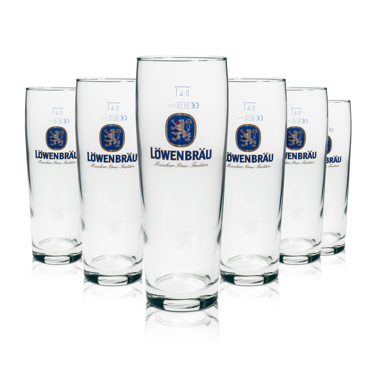 6x szklanka do piwa Löwenbräu 0,4l Willi kufel Rastal – Widok 5