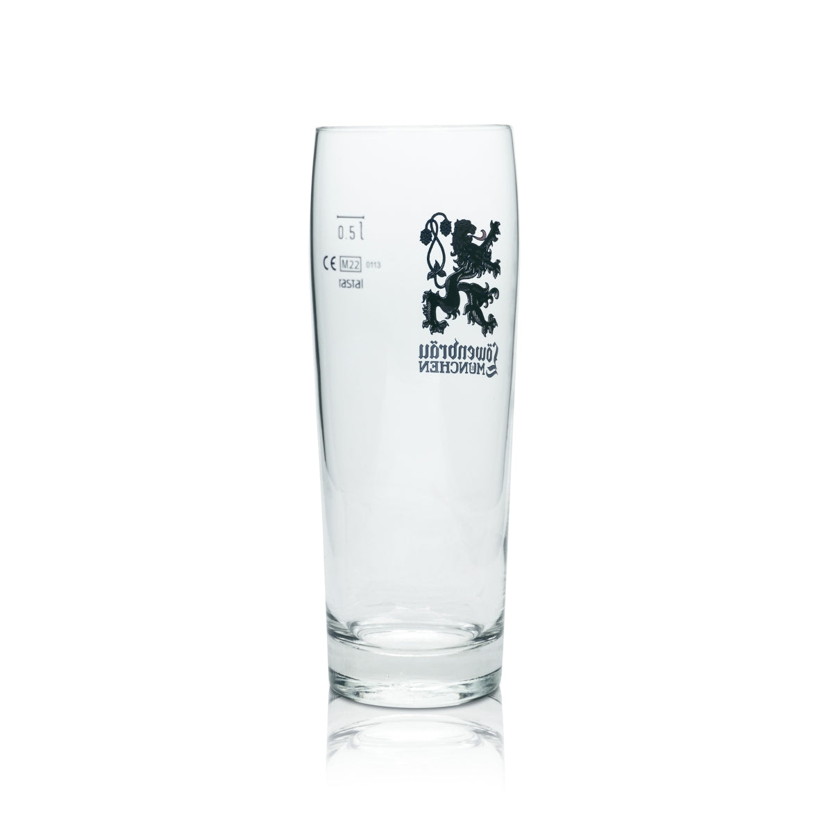 6x Löwenbräu Szklanka do Piwa 0,5l Kufel Nowe Logo! Szklanki Willi Cup Piwo Helles Bar – Widok 3