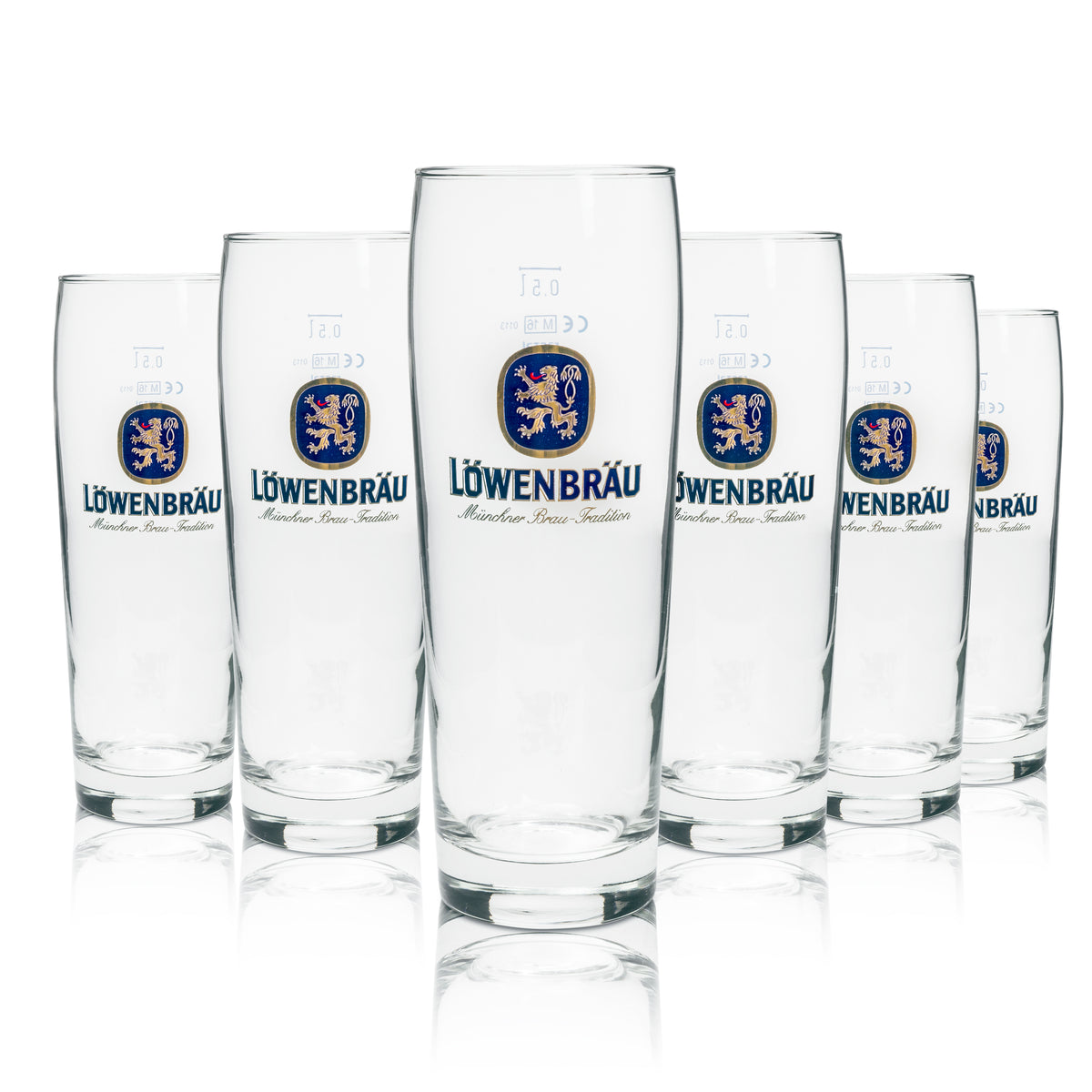 6x szklanka do piwa Löwenbräu 0,5l Willi kufel Rastal – Widok 4