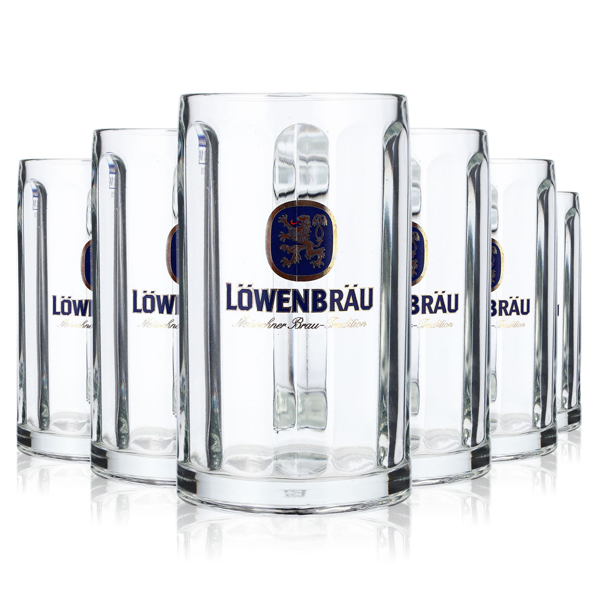6x kufel do piwa Löwenbräu 0,3 l Krug Seidel Bierhumpen Rastal Glückauf B-WARE – Widok 2