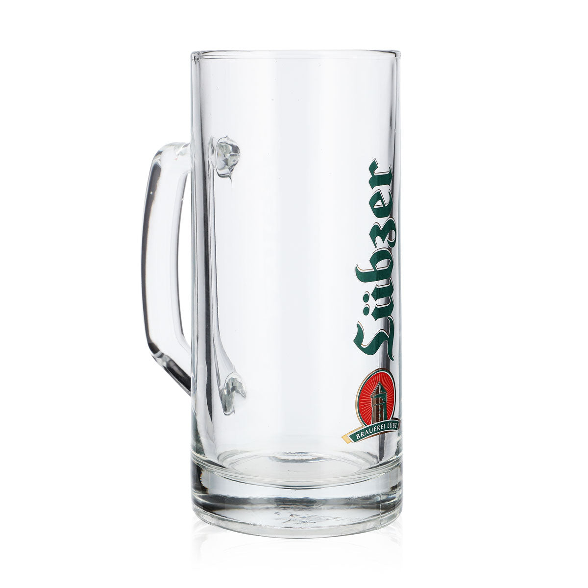 6x Lübzer Beer Glass Beer Mug Seidel Brewery Lübz Clear 0.5l Berna 500 – Widok 3