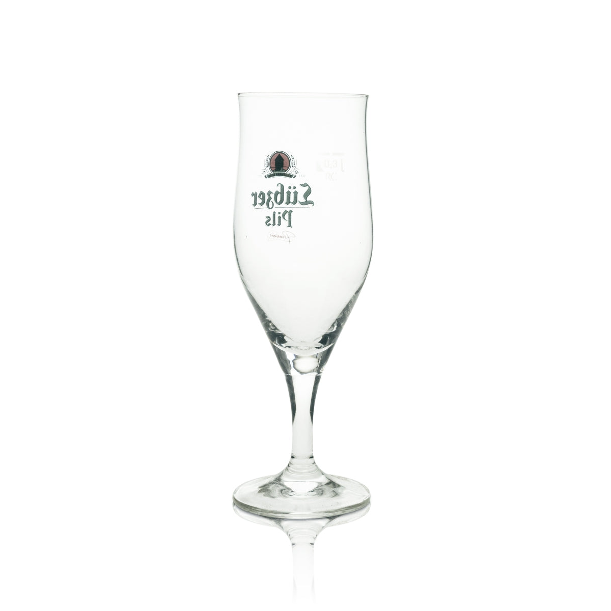6x Lübzer Pils szklany kieliszek do piwa 0,3l Ritzenhoff szklanki tulipan szkło na nóżce browar – Widok 3