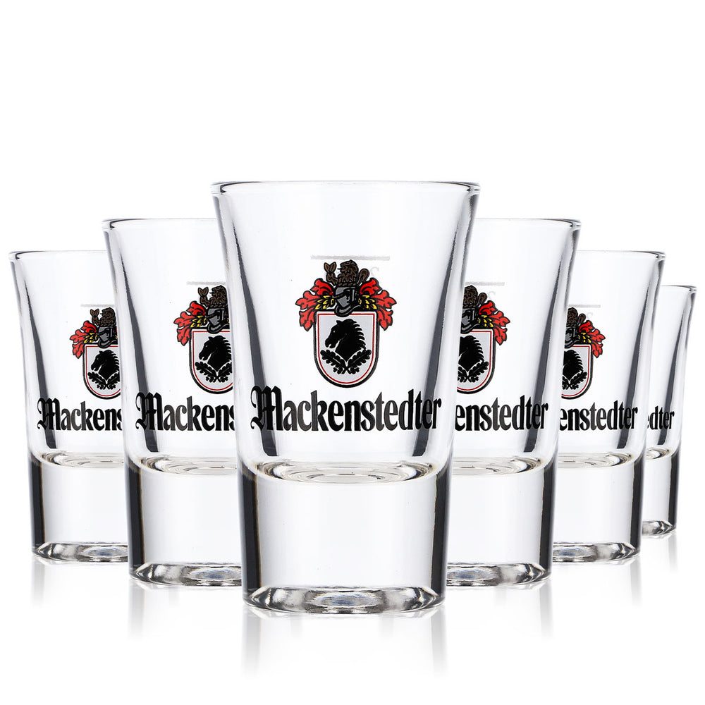 6x Mackenstedter Likör Szklanka do shotów Stamper Kurzer 2 cl Rastal