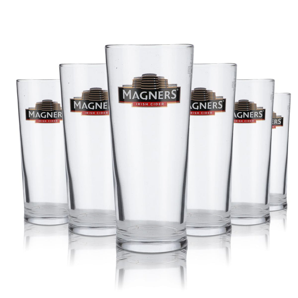 6x szklanka do cydru Magners Klasyczne szklanki do cydru irlandzkiego Szklanka typu pint 0,25 l