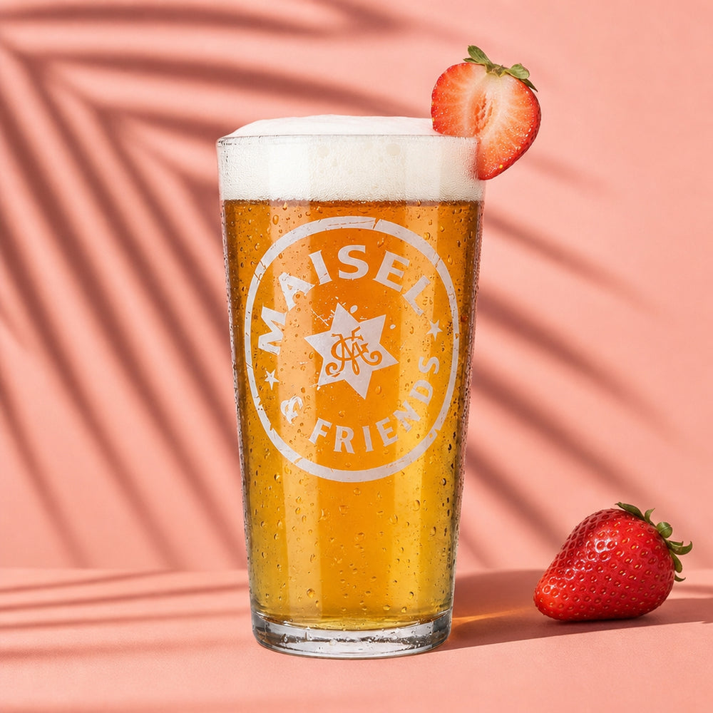 6x Maisel Weisse Willibecher Kieliszki do piwa Frankonia 0,5 l białe satynowane