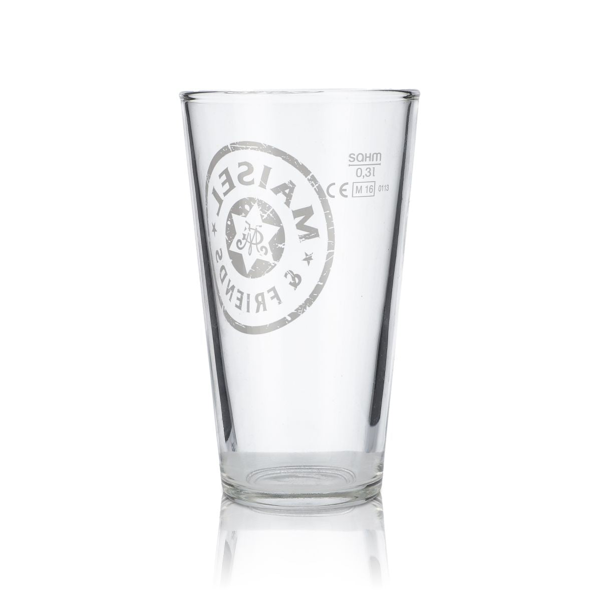 6x Maisels  Szklanka / szklanki Szklanka do piwa pszenicznego Willibecher 0,3 l „M & F” White – Widok 3