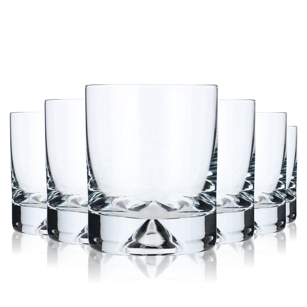 6x szklanka do whisky Makers Mark 0,3 l Szklanki Tumbler gruba nóżka Logo STD