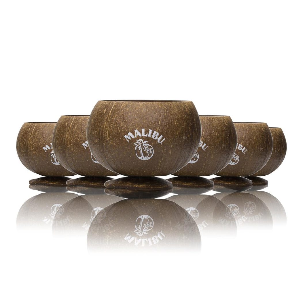 6x Malibu Glass 0.56l Coconut Tumbler Longdrink Kieliszki do koktajli Gastro Colada