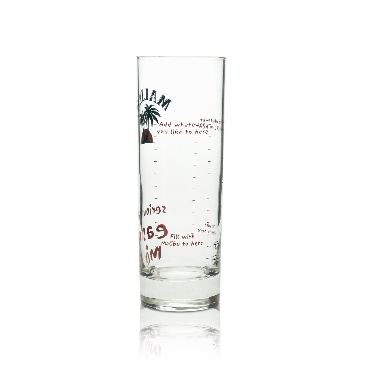 6x kieliszek do likieru Malibu Longdrink seriously easy Mix – Widok 3