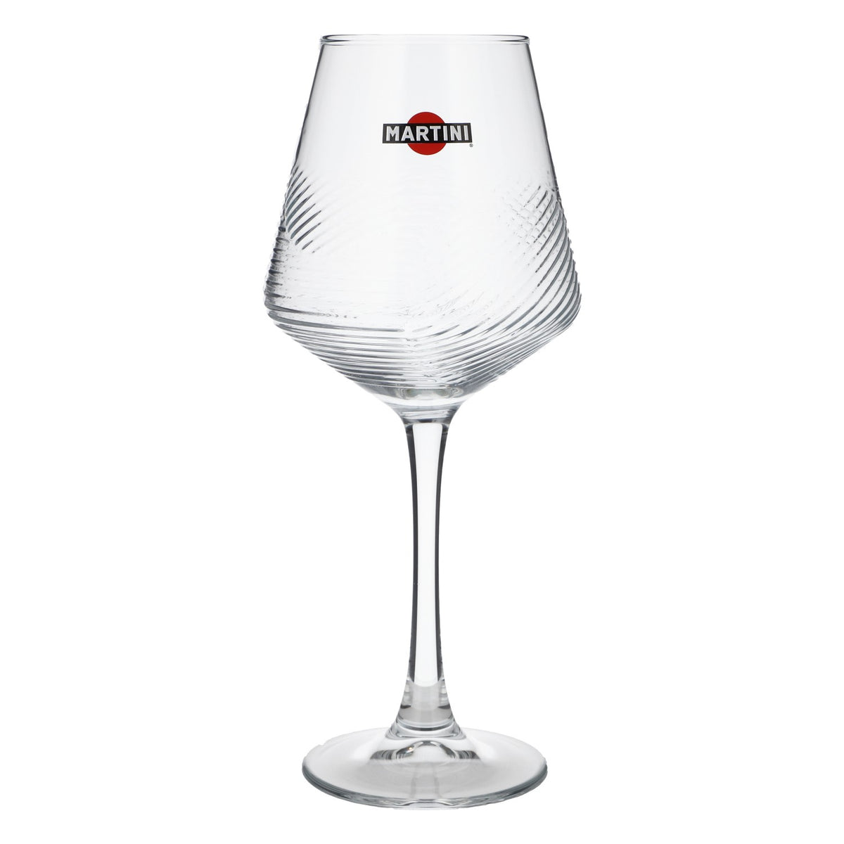 6x Martini Wermut Szklanka na nóżce 0,425 l Szklanki Szklanka do wina Relief Design HH Global – Widok 3