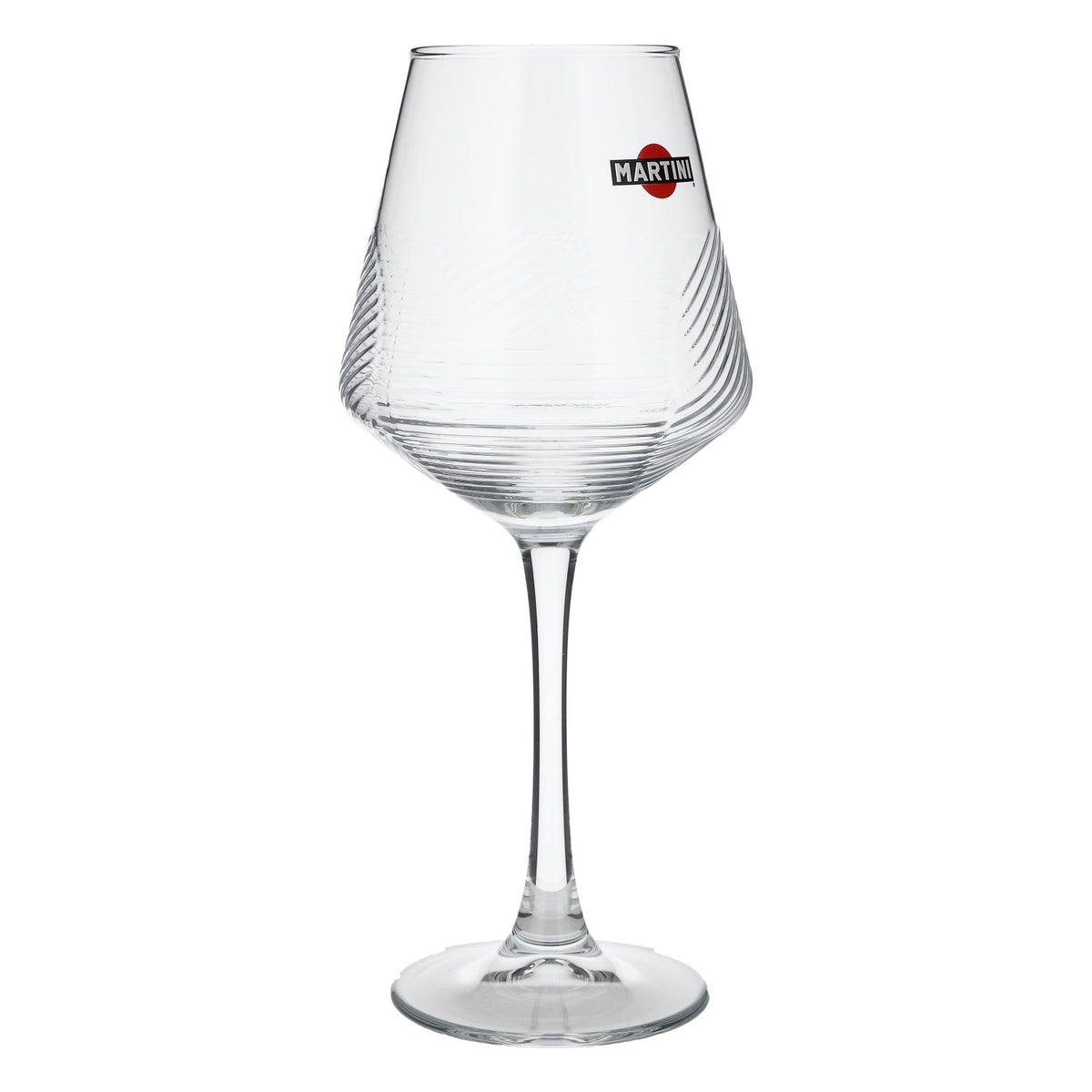 6x Martini Wermut Szklanka na nóżce 0,425 l Szklanki Szklanka do wina Relief Design HH Global – Widok 4