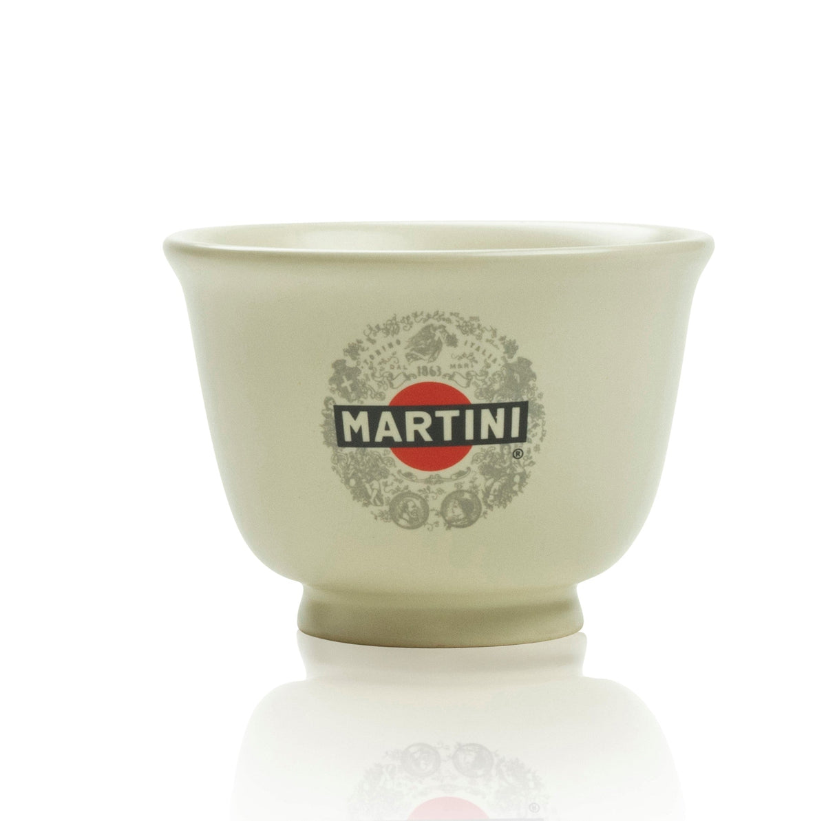 1x gliniana miska na wermut Martini w kolorze beżowym