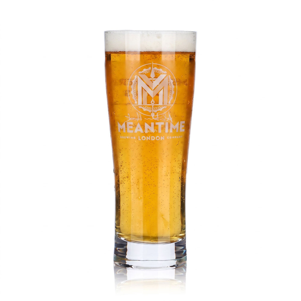6 szklanek do piwa Meantime o pojemności 0,25 l z nadrukiem „Craft Beer Pioneers” – Sahm