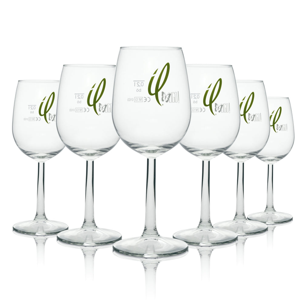 6x kieliszki do wina musującego Mionetto Il Hugo 280 ml Böckling