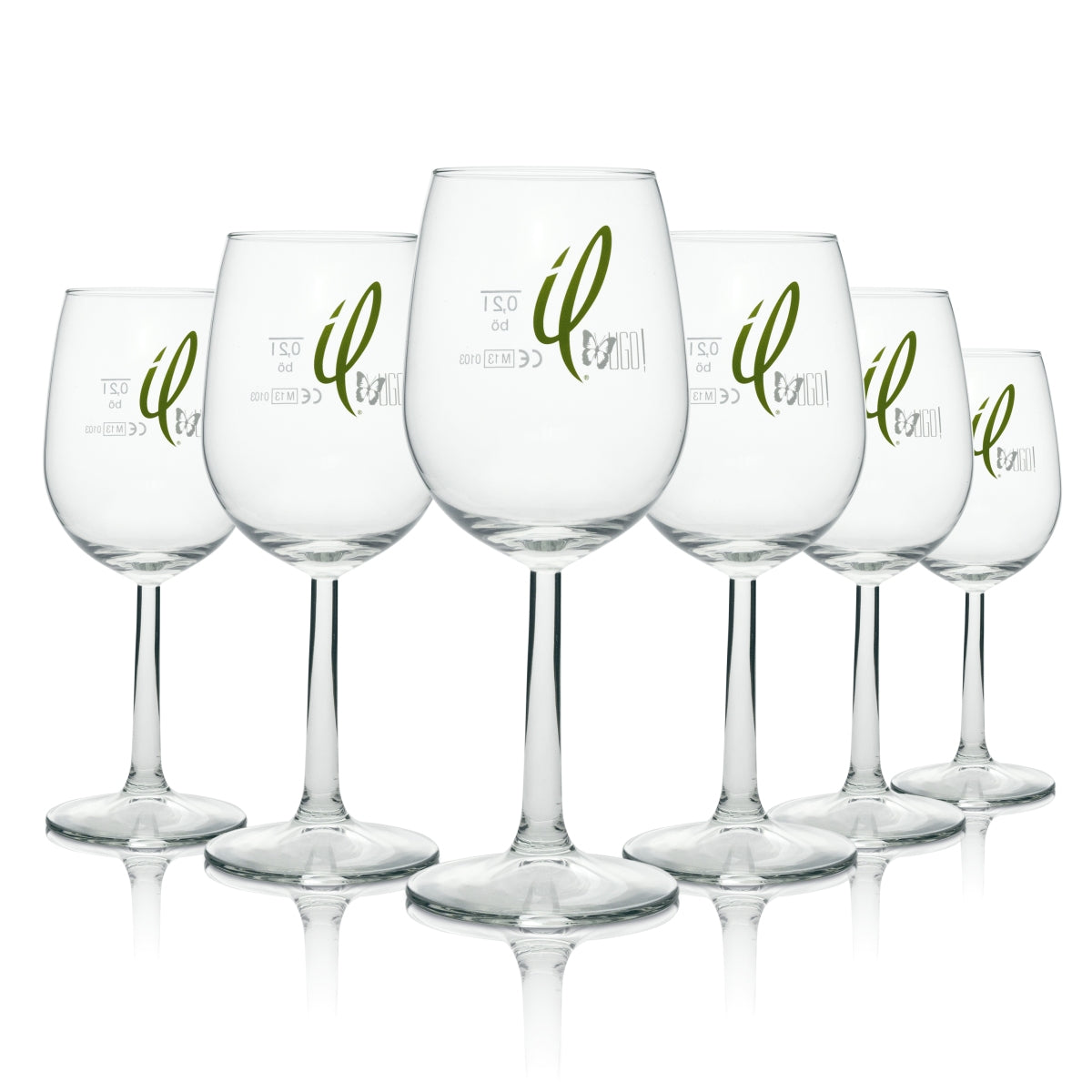 6x kieliszki do wina musującego Mionetto Il Hugo 280 ml Böckling