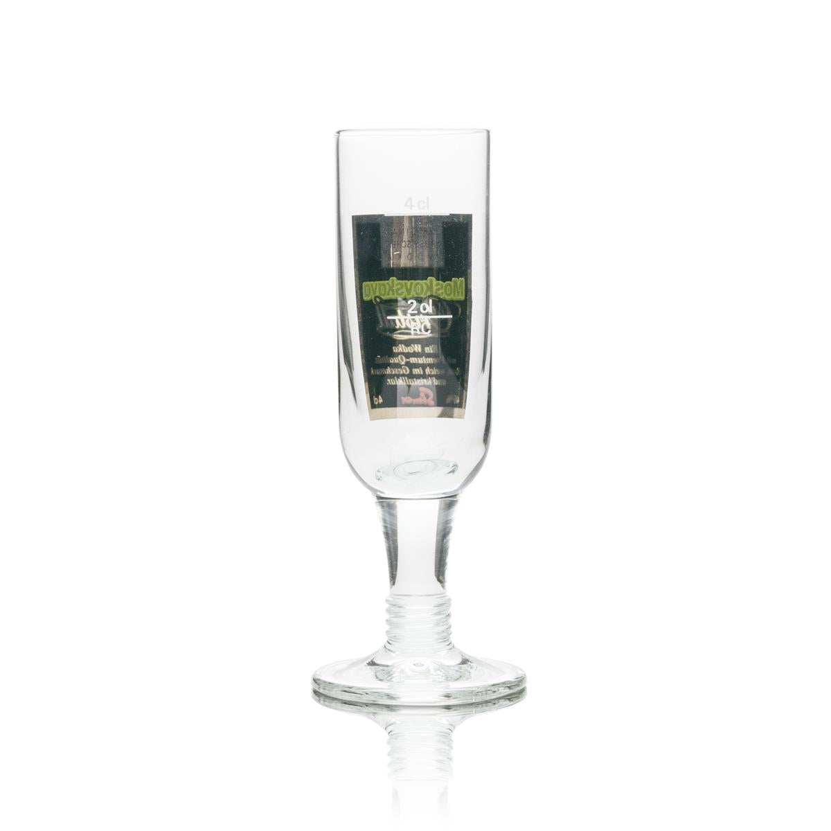 6x Moskovskaya Vodka Glass Shot 4cl Cristall – Widok 3
