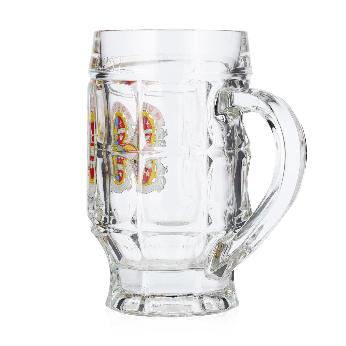 6 sztuk szklanek do piwa „Mousel” o pojemności 0,25 l (kufel) – Widok 5