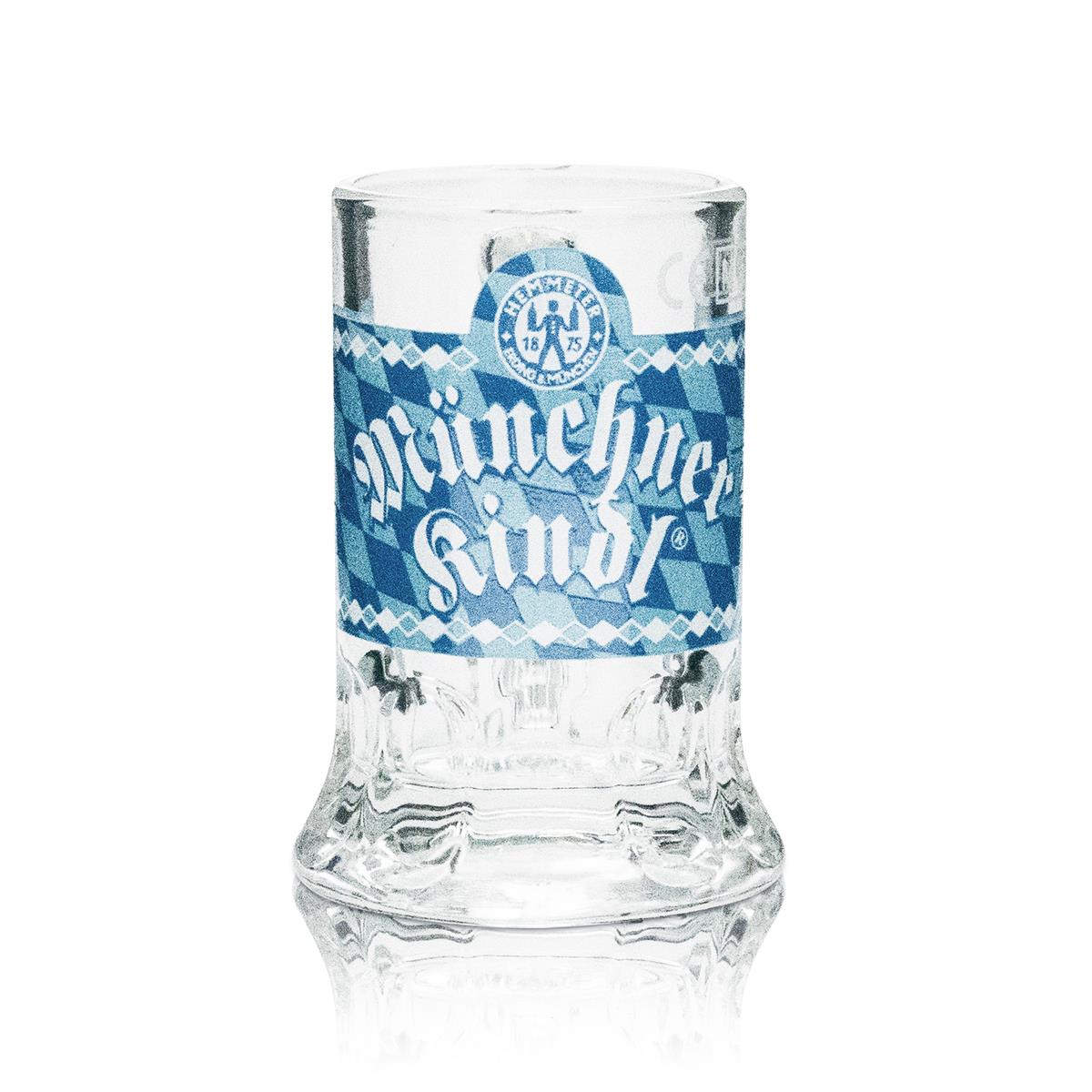 6x Müncher Kindl Beer Glass Shot Mini szklanka do piwa Bavaria – Widok 2