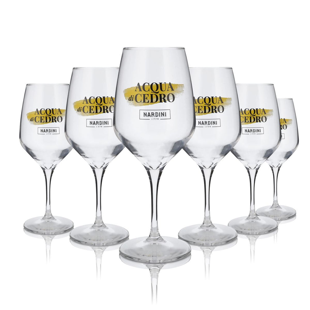 6x kieliszki do wina Nardini 0,5 l Acqua di Cedro VDG JOB 50 Zestaw kieliszków do aperitifów
