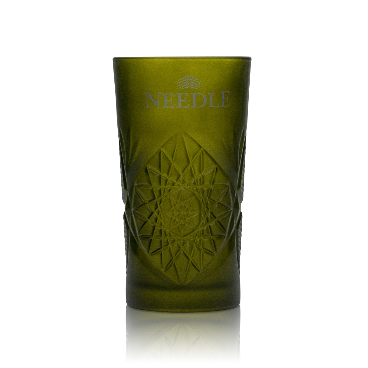 6x szklanka do long drinków Needle Gin 0,3 l Masterpiece Frosted-Green Kubki Szklanki Tonic – Widok 2