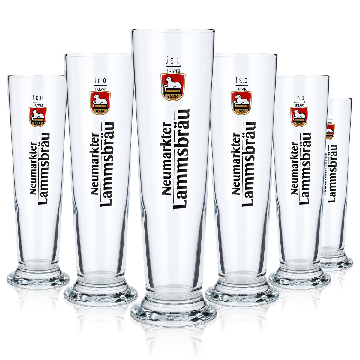 6x szklanka do piwa Neumarkter Lammsbräu 0,3 l Szklanki do piwa Stange Rastal Basic – Widok 5
