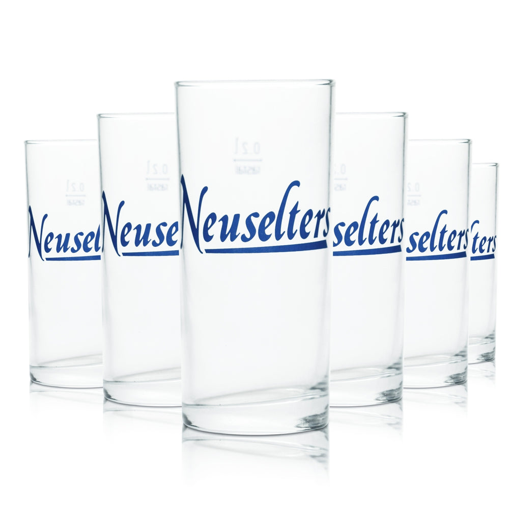 6x Neuselters szklanka 0,2l bar tumbler woda mineralna gazowana szklanki sok soda