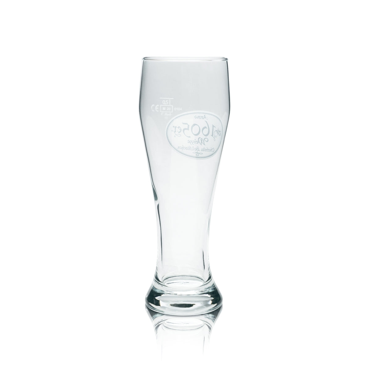 6x Oberbräu szklanka do piwa 0,5l 1605er Weisse szklanki Weiss Hefe Weizen Holzkirchen – Widok 3