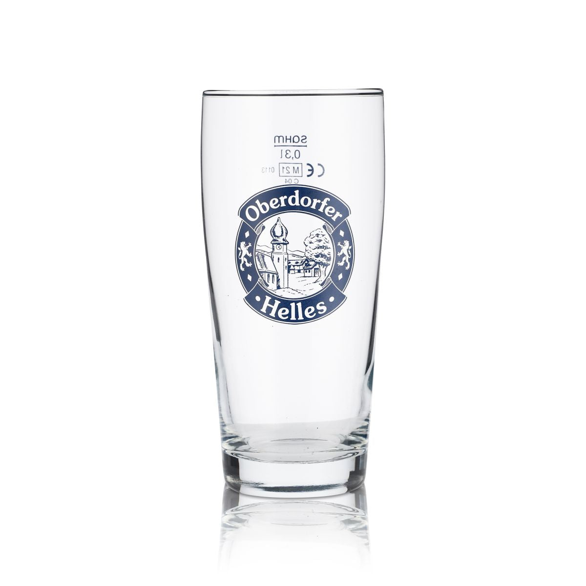 6x Oberdorfer Glas 0,3 l Willi Becher Jasne piwo Zestaw szklanek Browar Gastronomia – Widok 2