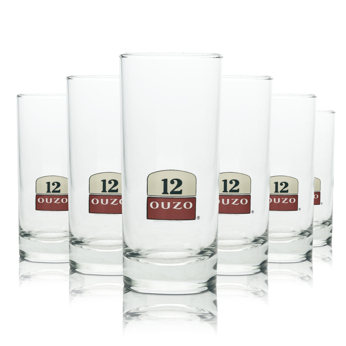6x Ouzo 12 szklanek Longdrink 200ml Kieliszki koktajlowe 2cl/4cl Rastal Gastro Liqueur