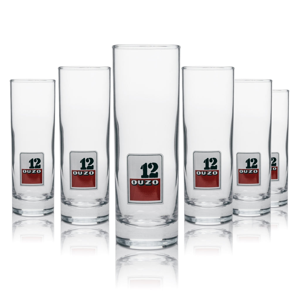 6x kieliszek do likieru Ouzo 12 22cl RKL