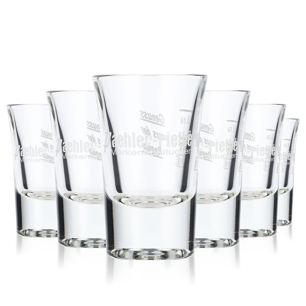 6x Paehler-Rietberg Kieliszek do sznapsa Stamper 2 cl Krótki kieliszek do sznapsa Kieliszek do shotów