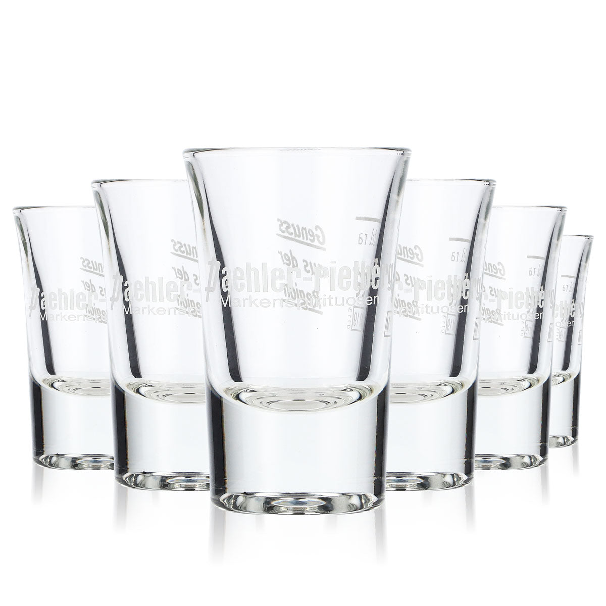 6x Paehler-Rietberg Kieliszek do sznapsa Stamper 2 cl Krótki kieliszek do sznapsa Kieliszek do shotów