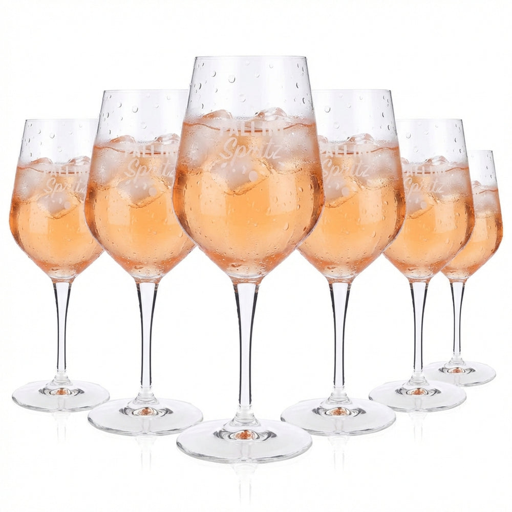 6x Pallini Sritz Limoncello Szklanka 0,44 l Kieliszki do wina Aperitif Koktajl Nóżka