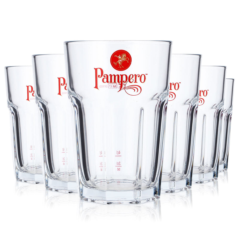 6x szklanki do rumu Pampero Szklanki do rumu Szklanki do drinków długich 2 cl + 4 cl
