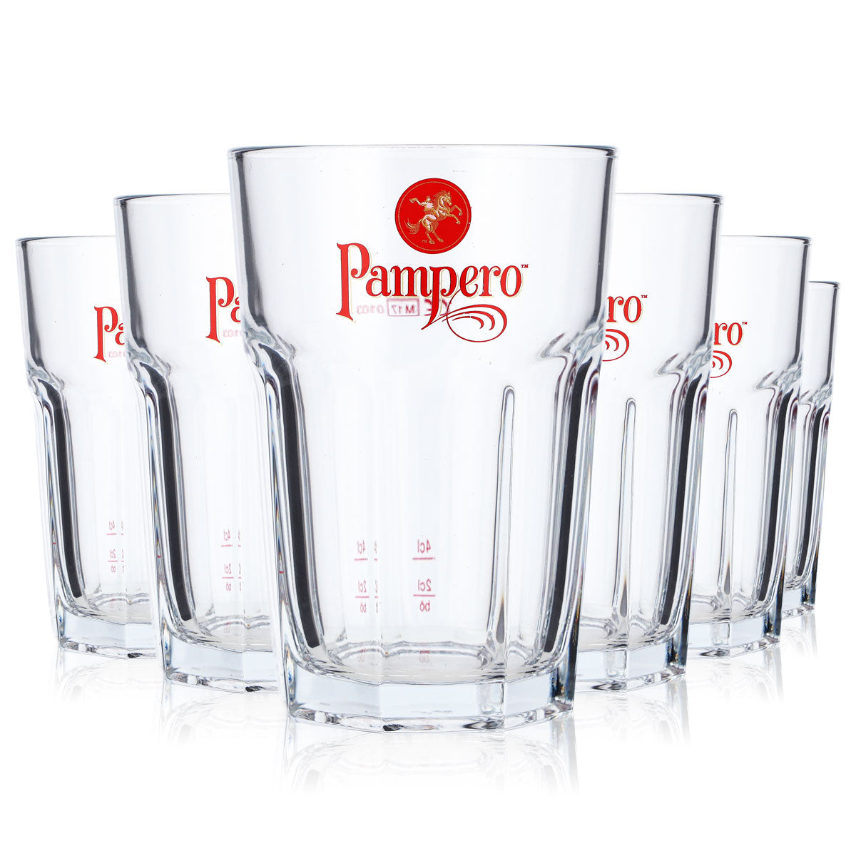 6x szklanki do rumu Pampero Szklanki do rumu Szklanki do drinków długich 2 cl + 4 cl