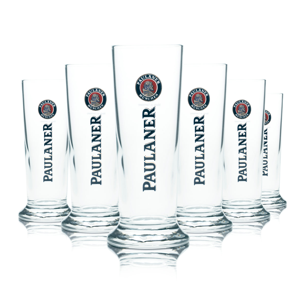 6x Paulaner szklanka do piwa 0.1l mini goblet kufel szklanki do piwa pszenicznego gastro bar – Widok 4