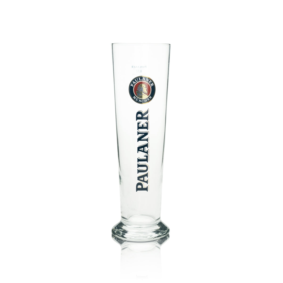 6x szklanka do piwa Paulaner Weizen 0,5 l z logo i złotym rastalem – Widok 2