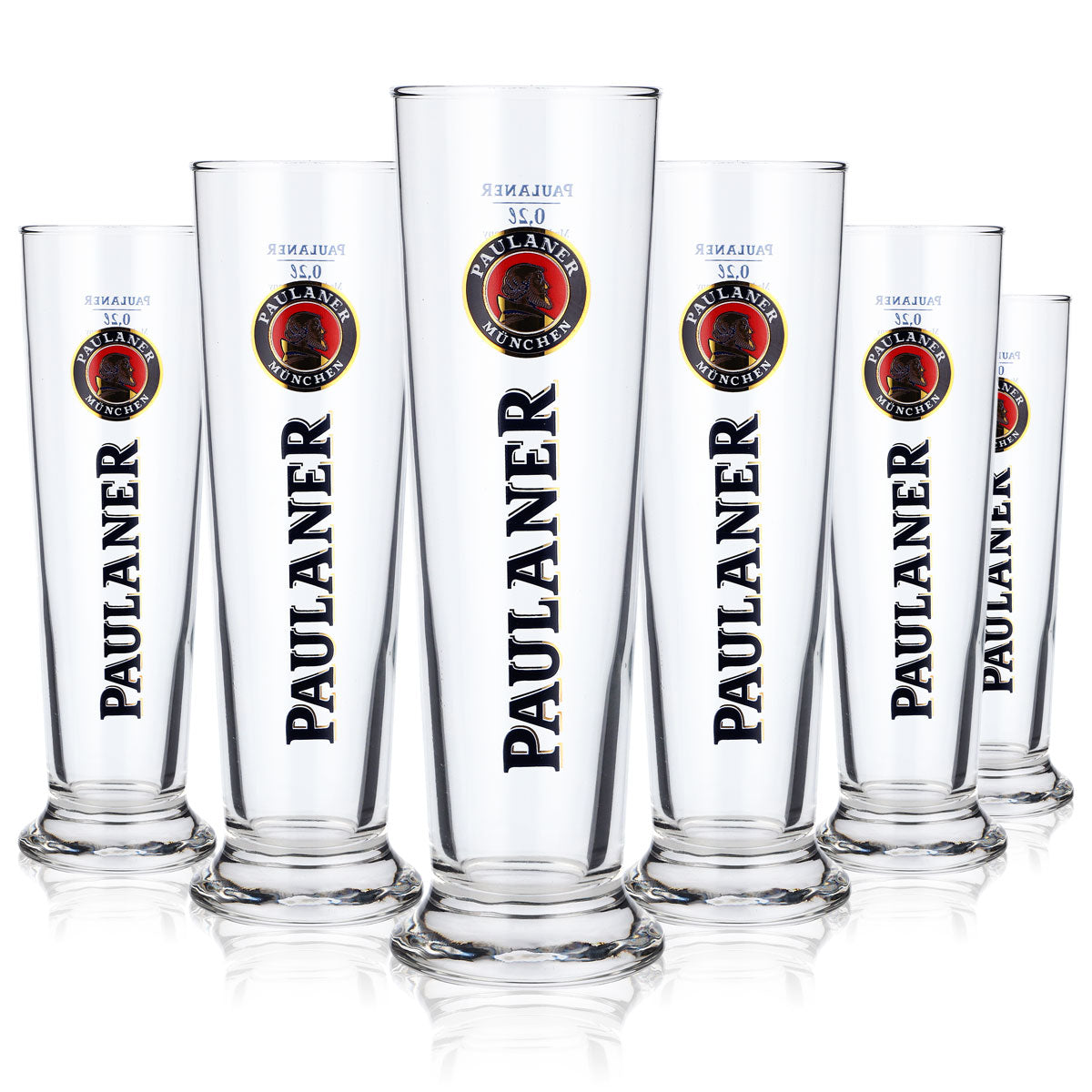 6x Paulaner Exclusive Kieliszki do piwa Kieliszki do piwa pszenicznego 0,2 l Rastal – Widok 5