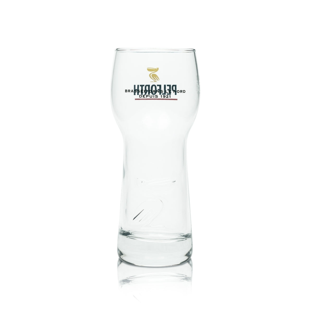 6x Szklanka do Piwa Pelforth 0,33l Relief Pelikan Szklanki Browar Francja Piwo Verre – Widok 4