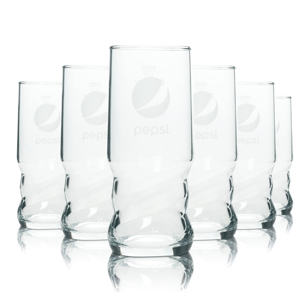 6x szklanka do napojów Pepsi 0.3l tumbler AXL long drink soda cola szklanki Gastro Bar
