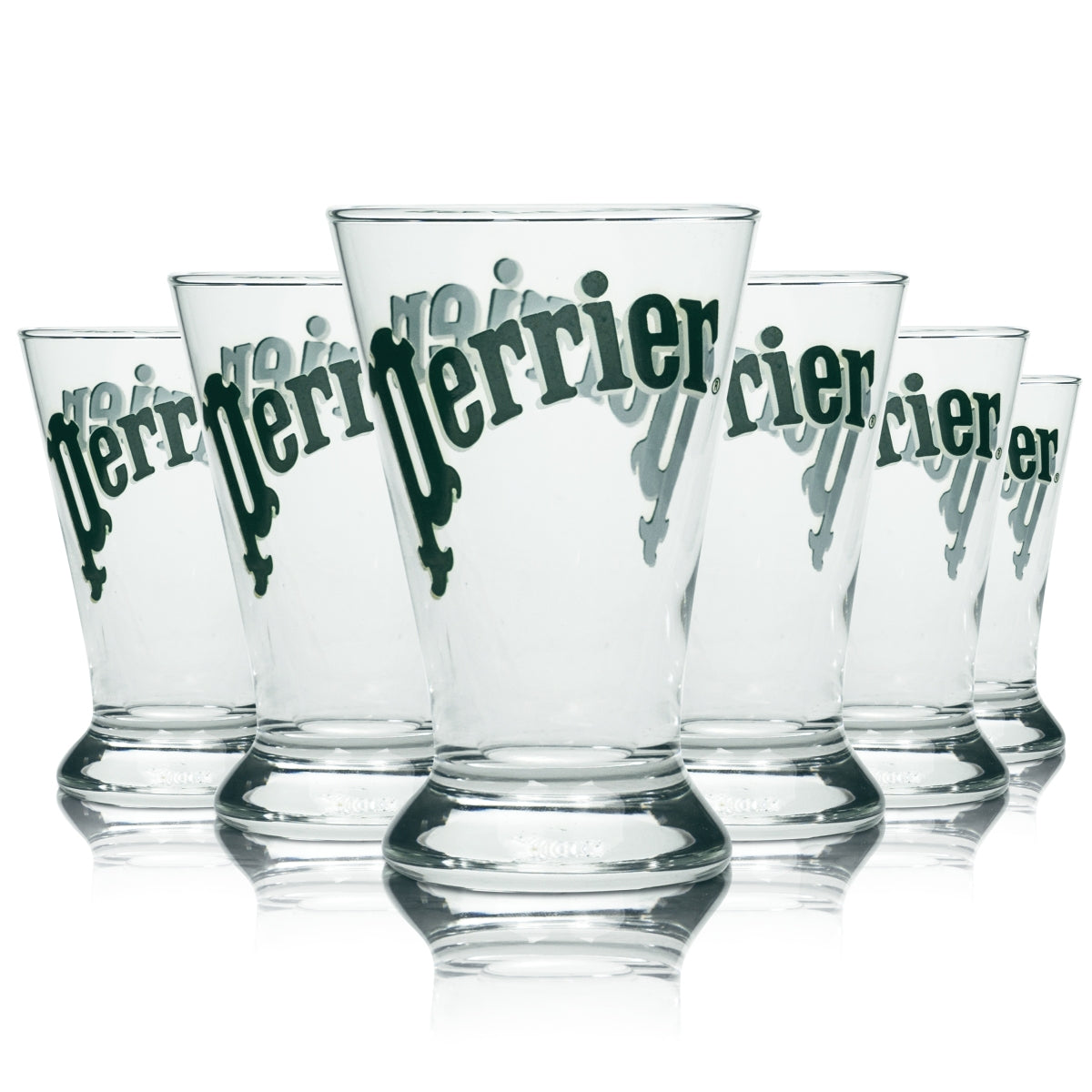 6x Szklanka do wody mineralnej Perrier 0,18l Szklanki Francja Bar Bistro