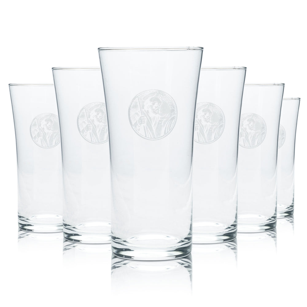 6x szklanka Petrusquelle 0,2 l szklanka typu tumbler szklanki mineralne źródlane gazowane bar
