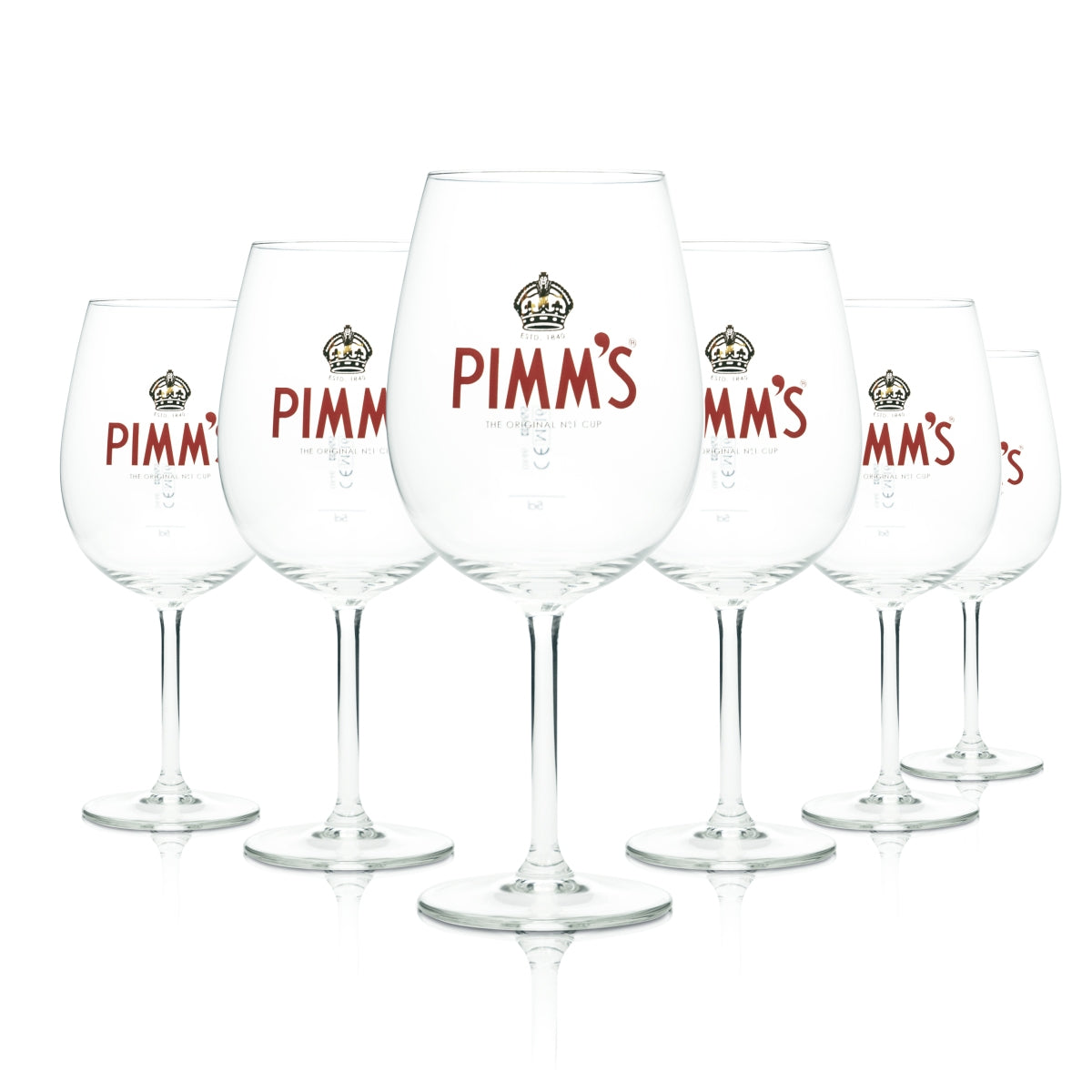 6x Kieliszek do Pimms 0,4l Wino Likier Longdrink Koktajl Aperitif Kieliszki Gastro Stem