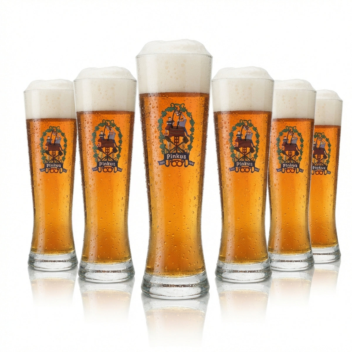 6x szklanka do piwa Pinkus pszenica 0,5l