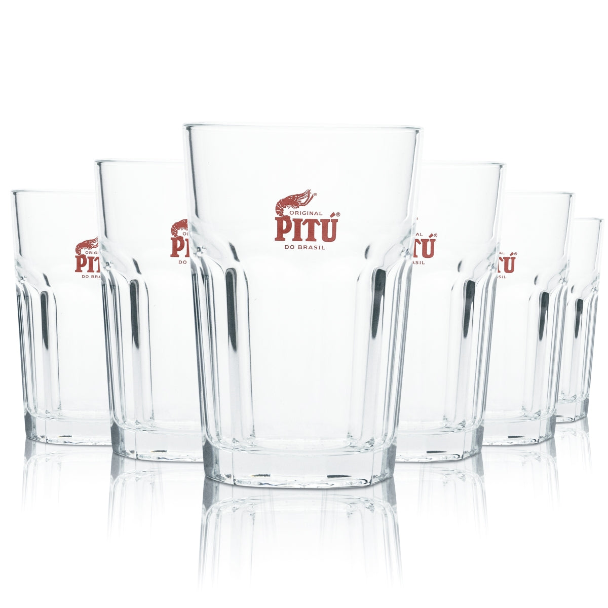 6x Pitu Cachaca Szklanka 0,3l Longdrink Koktajl Caipi Mojito Szklanki Bar Gastro Rum – Widok 3